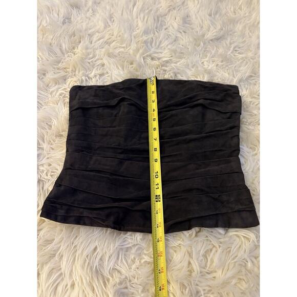 Ralph Lauren Collection Purple Label Vintage Suede Bustier Strapless Top Runway - Picture 8 of 14